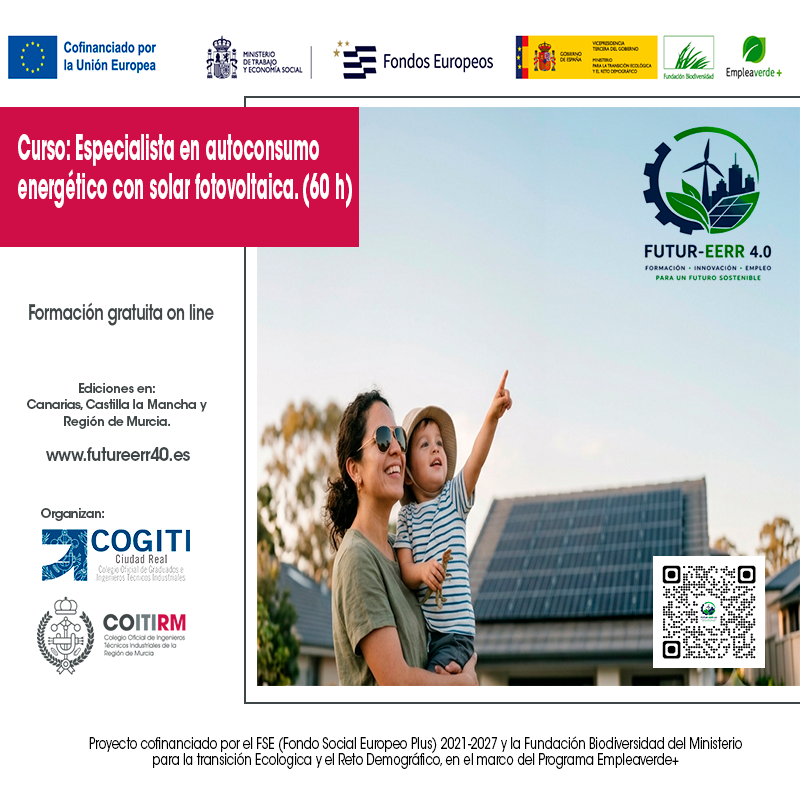 Curso de Especialista en autoconsumo energ&eacute;tico con solar f