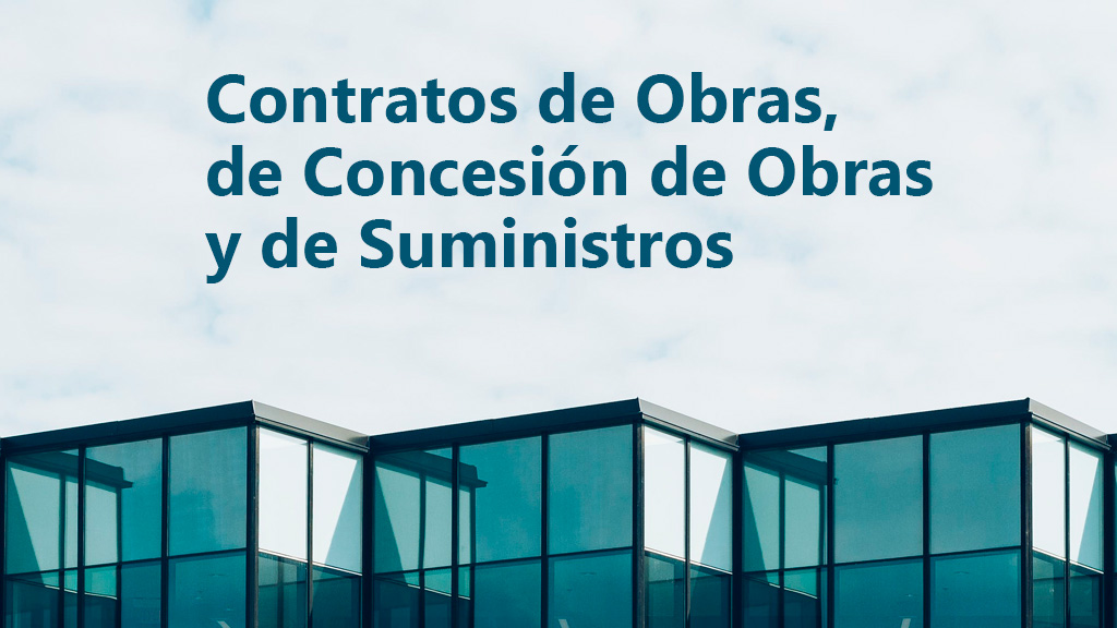 Curso de Contratos Obras, Concesión de Obras y Suministros